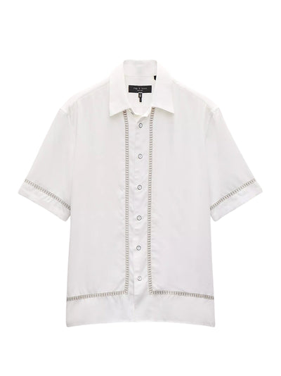 Dalton Embroidered Shirt Whtez