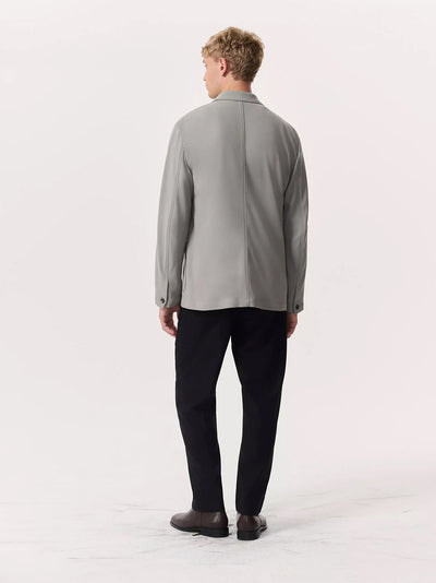 Achilles Knit Blazer (Elephant Gray)