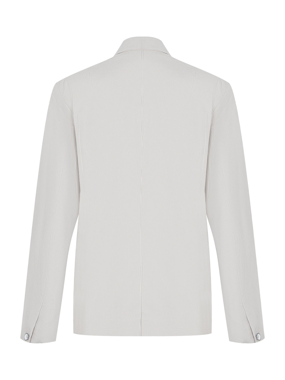 Butler Striped Stretch Cotton Blazer (Grey Stripe)