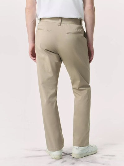 Haydon Straight Fit Cotton Chino Pants (Taupe)