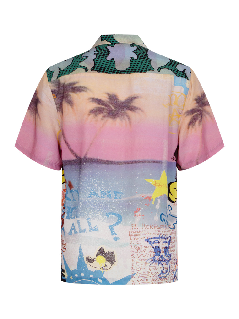 Vandals Resort Short Sleeve Shirt Multi Beige