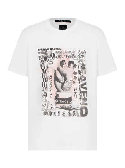 Idols Kash Short Sleeve Tee Vintage White