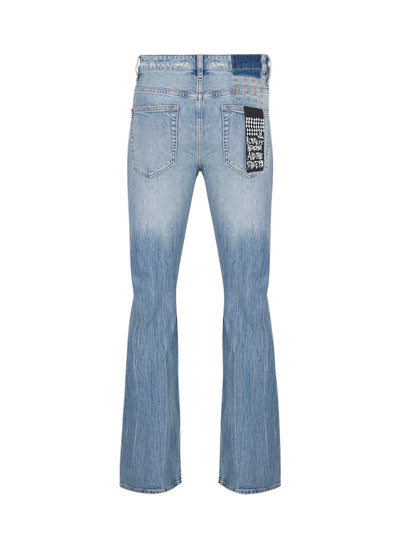 Bronko Texas Blue Studded Denim