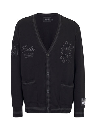 Playoff Cardigan Black Black