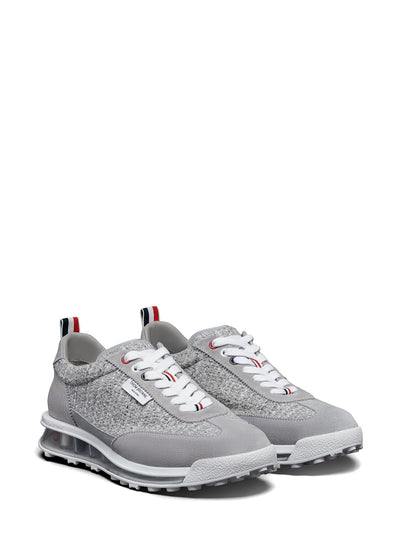 Cotton Tweed Tech Runner (Tonal Grey)