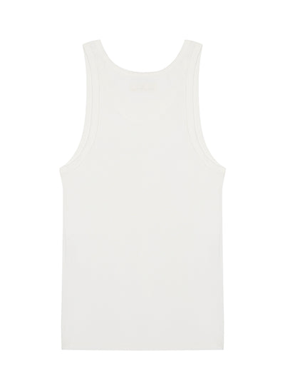 Men Vet Tank Top (White)