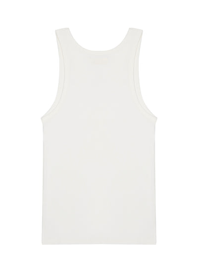 Men Eagle Tank Top (White)