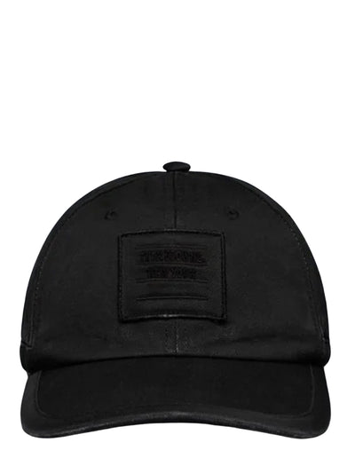 Cotton Twill 6-Panel Baseball Cap Black