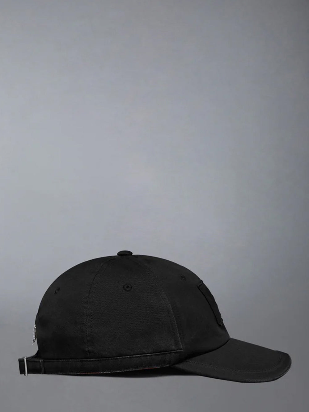 Cotton Twill 6-Panel Baseball Cap Black