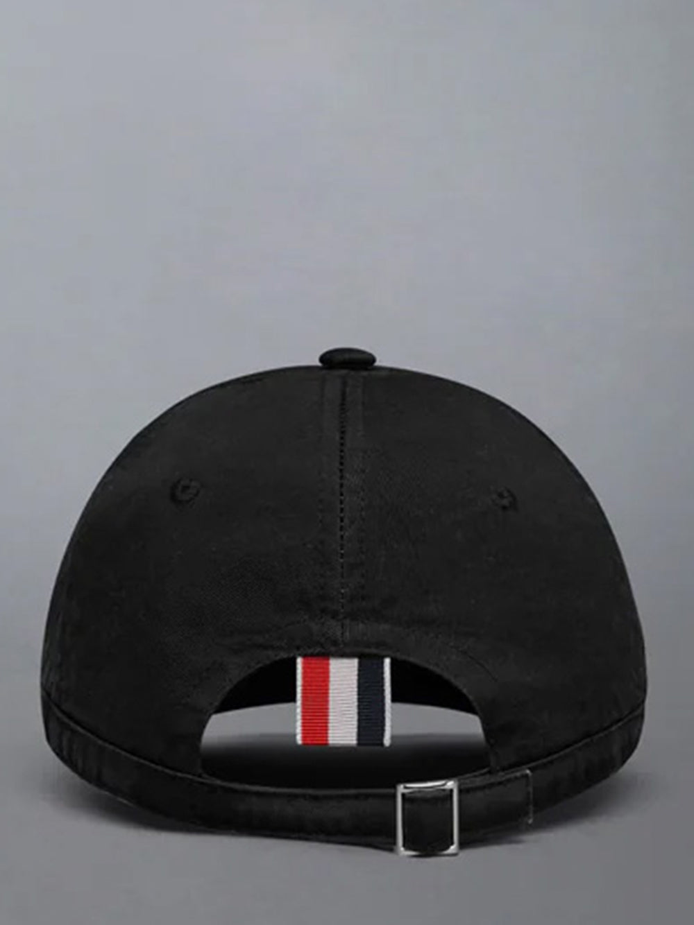 Cotton Twill 6-Panel Baseball Cap Black