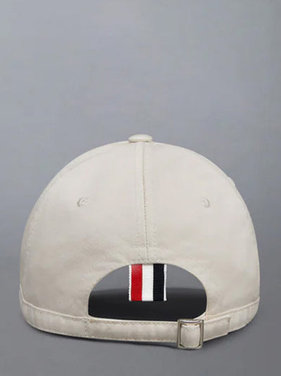 Cotton Twill 6-Panel Baseball Cap Off White