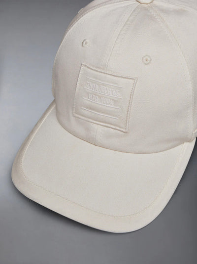 Cotton Twill 6-Panel Baseball Cap Off White