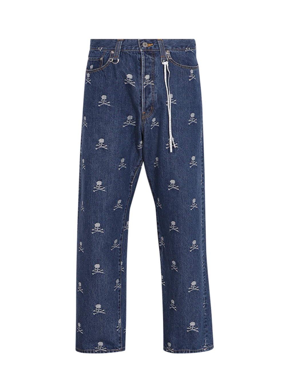 Monogram Straight Denim Pants Indigo