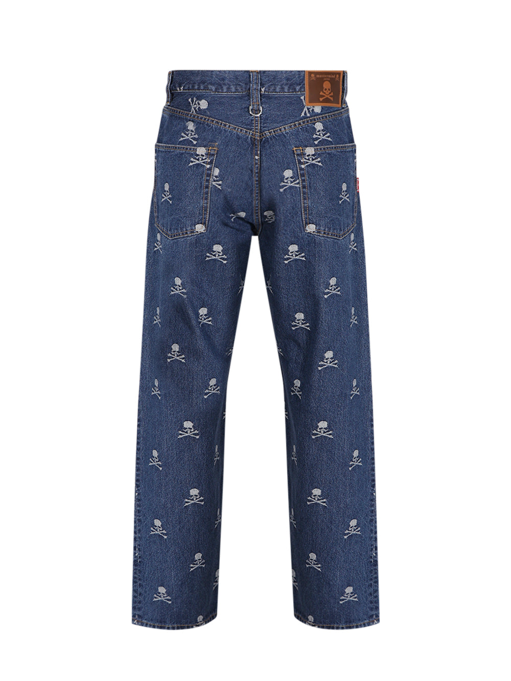 Monogram Straight Denim Pants Indigo