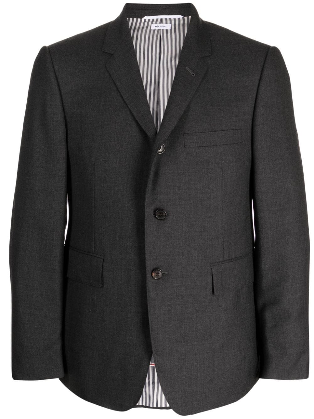 Classic Sport Coat - Fit 1 - In Super 120S Twill Dark Grey