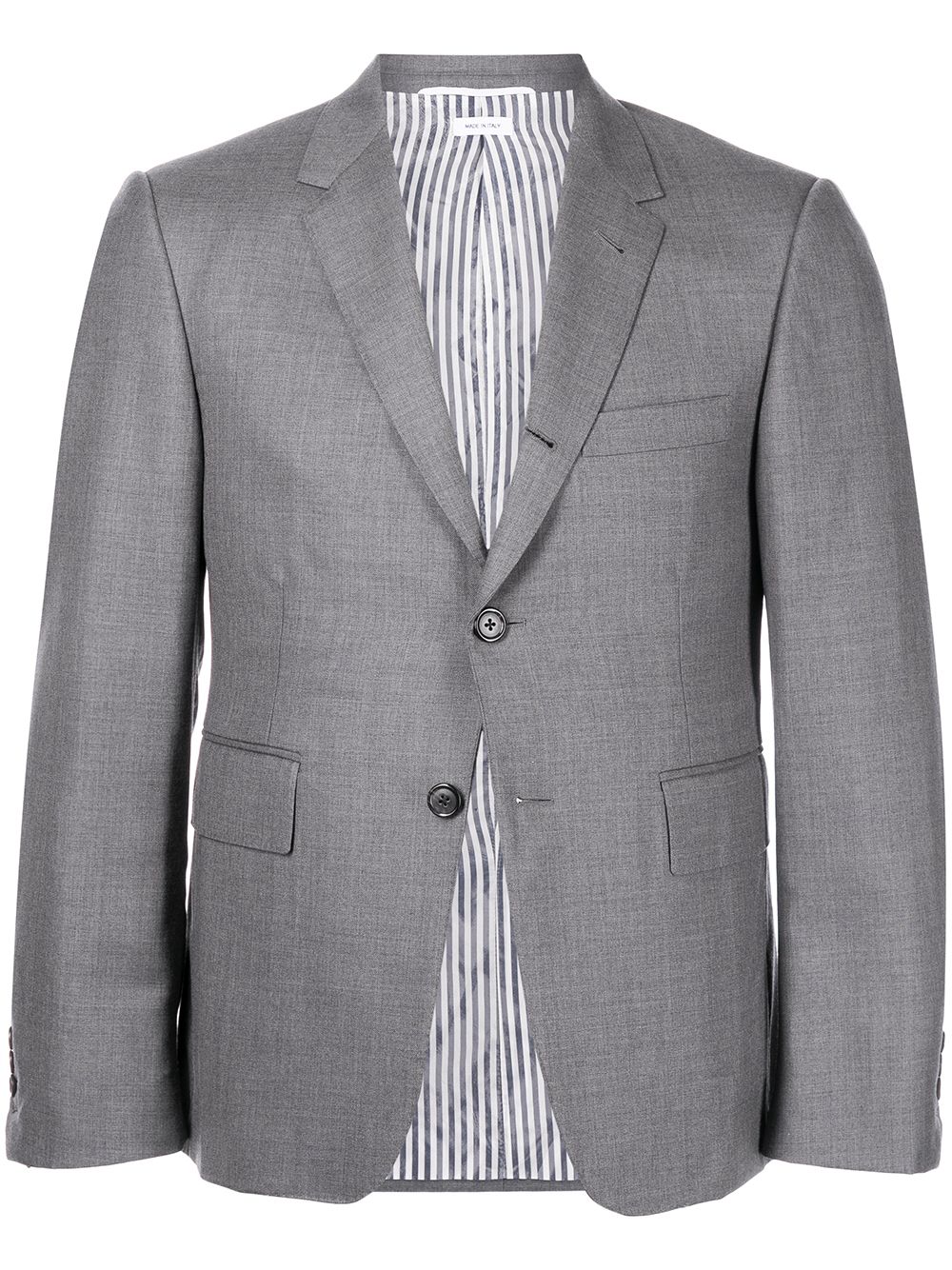 Classic Sport Coat - Fit 1 - In Super 120S Twill Med Grey