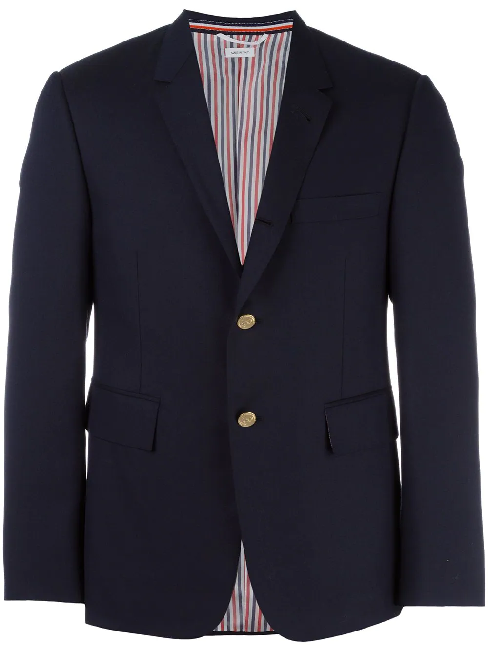 Classic Sport Coat - Fit 1 - In Super 120S Twill Navy