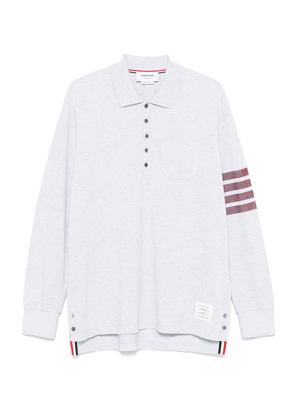 Mens Jersey Polo Pale Grey