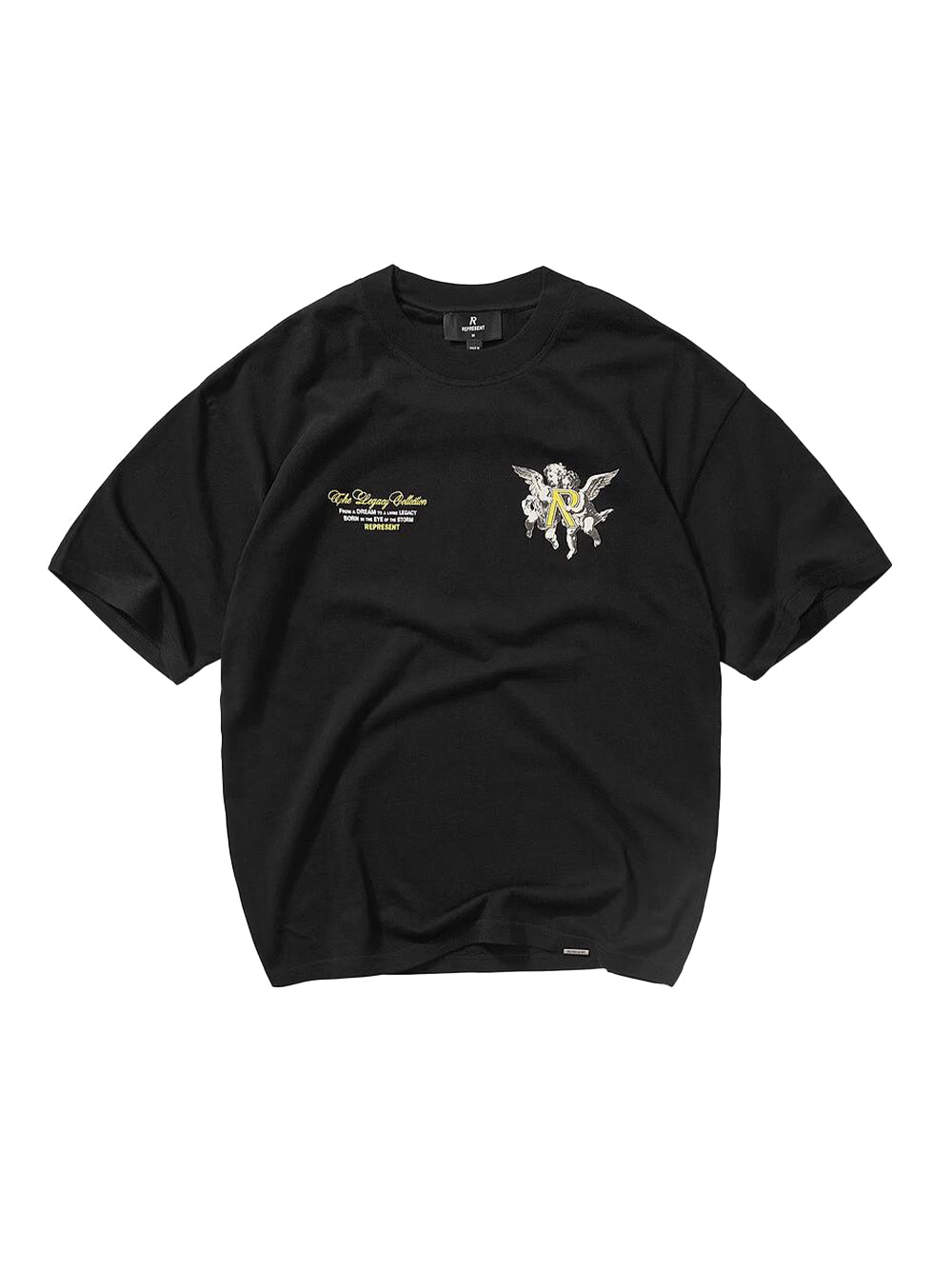 Represent Legacy Cherubs T-Shirt Jet Black