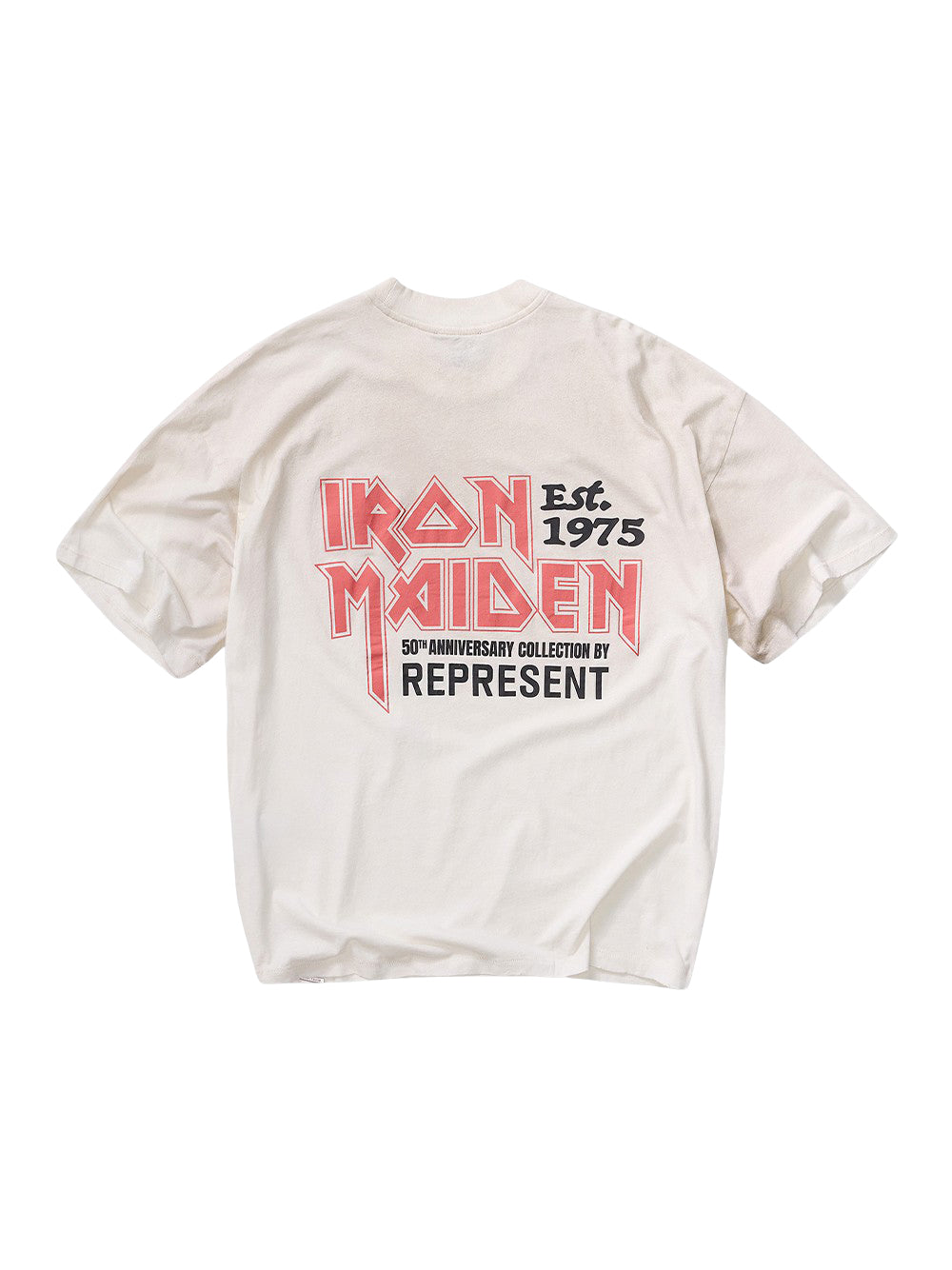 Iron Maiden Anniversary T-Shirt (Washed Ecru)