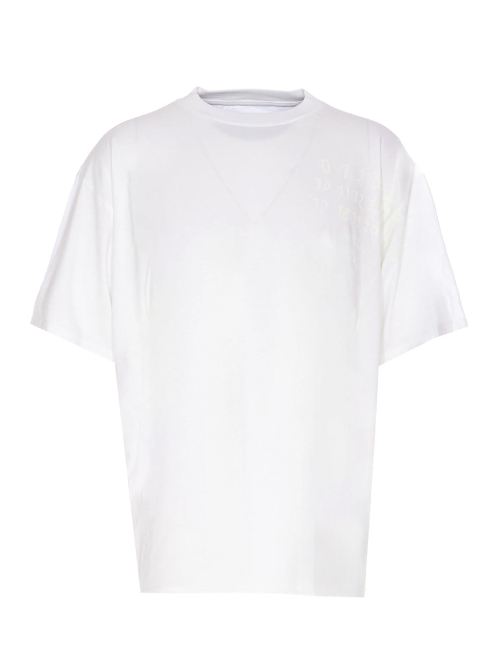 Numbers-Print T-Shirt (Optic White)