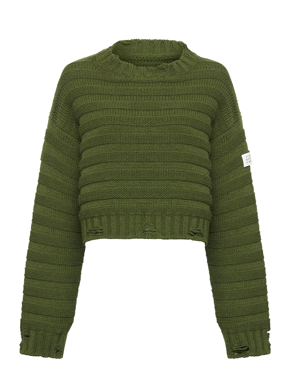 Wool Crewneck Jumper (Khaki)