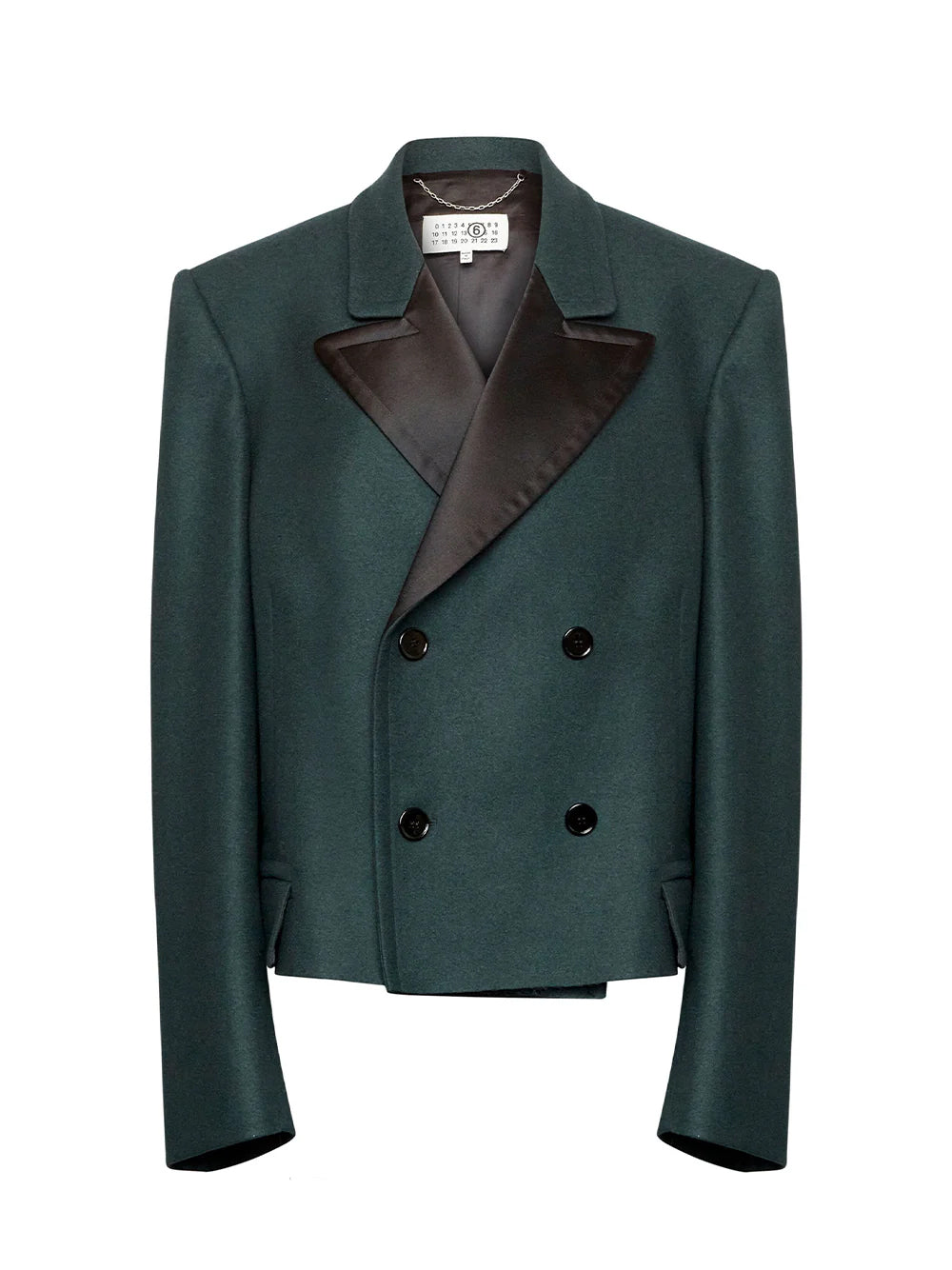 Wool Tailored Jacket (Green)