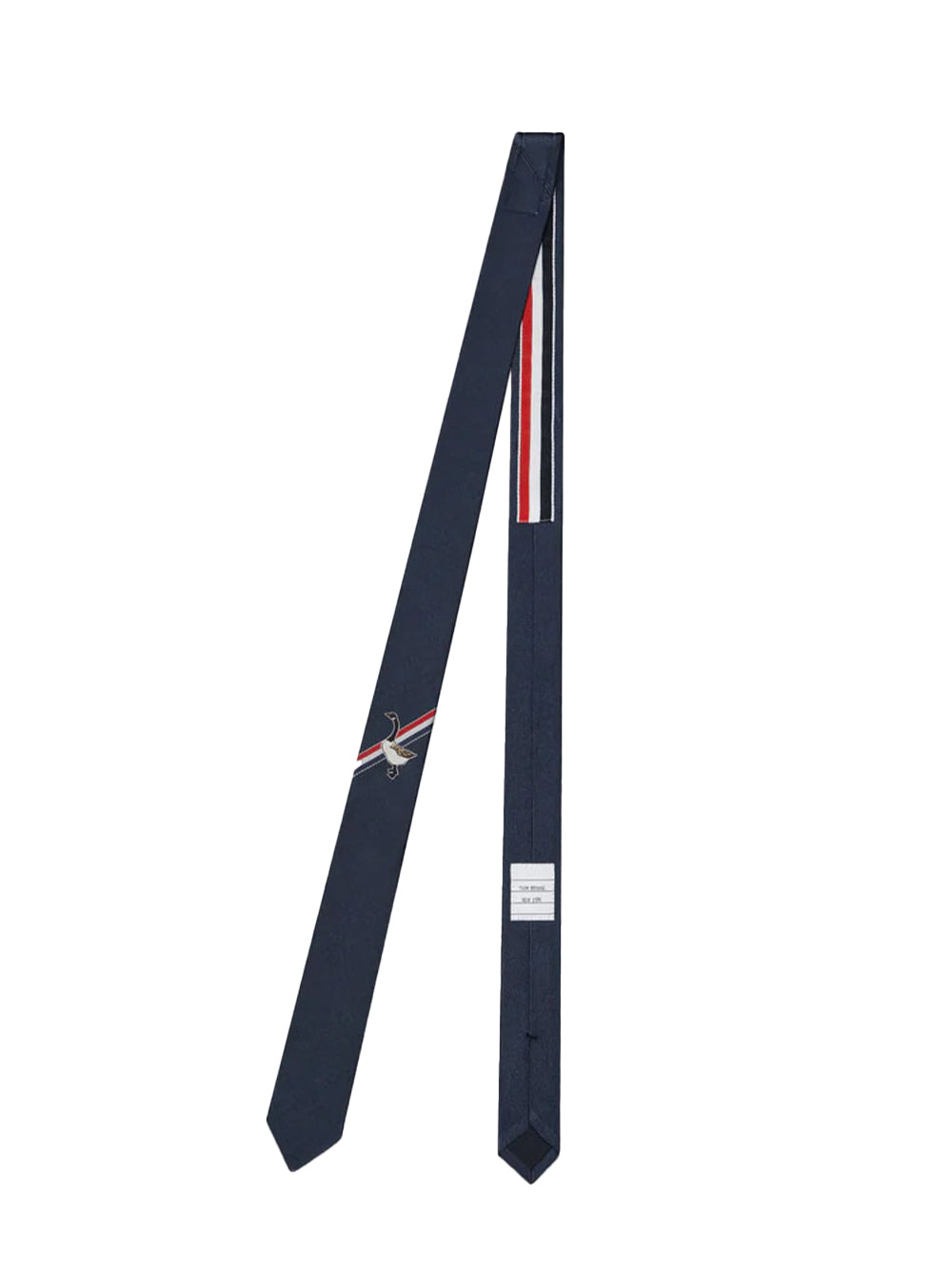 Jacquard Goose Icon Tie Navy