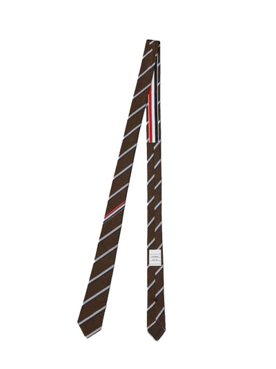 Mens Wovens Soft Acc Tie Brown