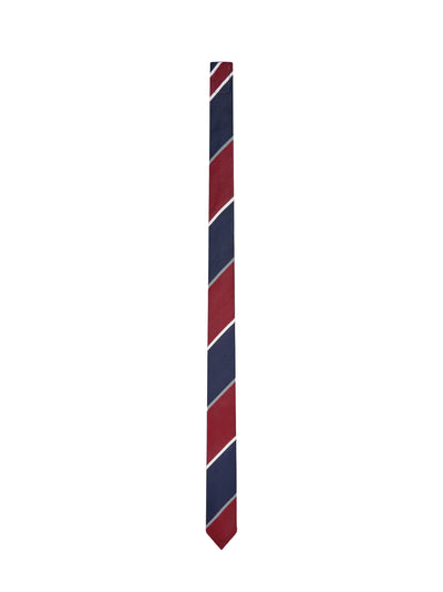 Alternative Stripe Tie Burgundy