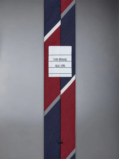 Alternative Stripe Tie Burgundy
