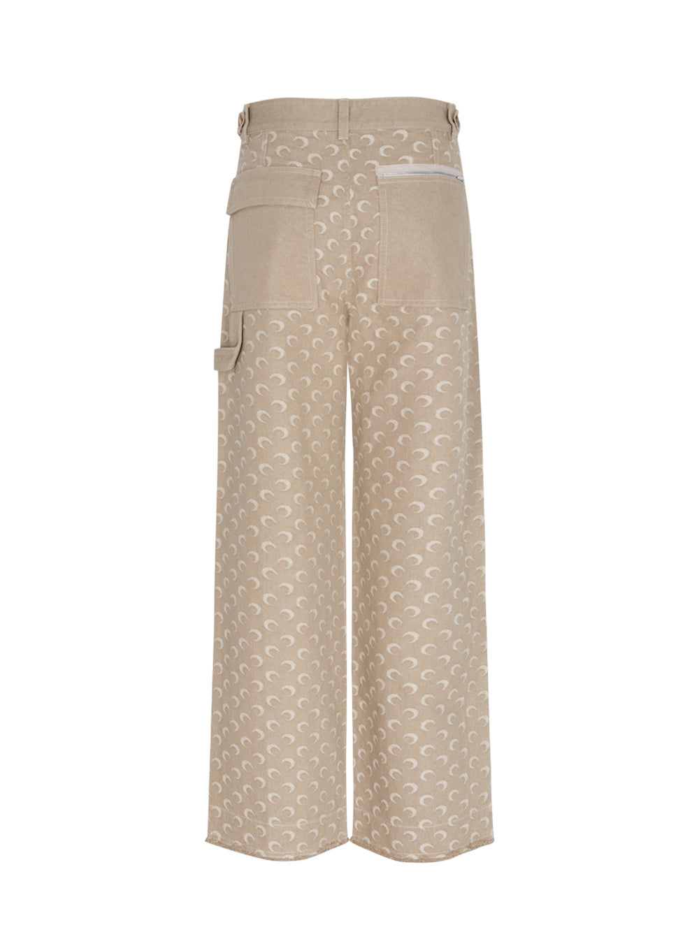 Moon Jacquard Twill Workwear Pants (Dark Beige)