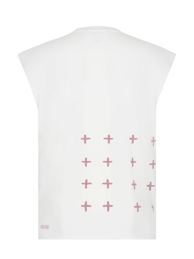 Paradiso Cut Off Tee Vintage W White