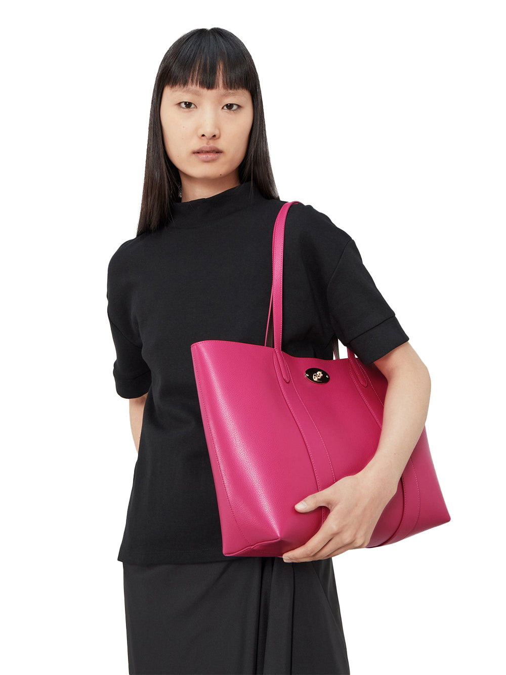 MULBERRY-Bayswater-Tote-Mulberry-Pink-Small-Classic-Grain-5