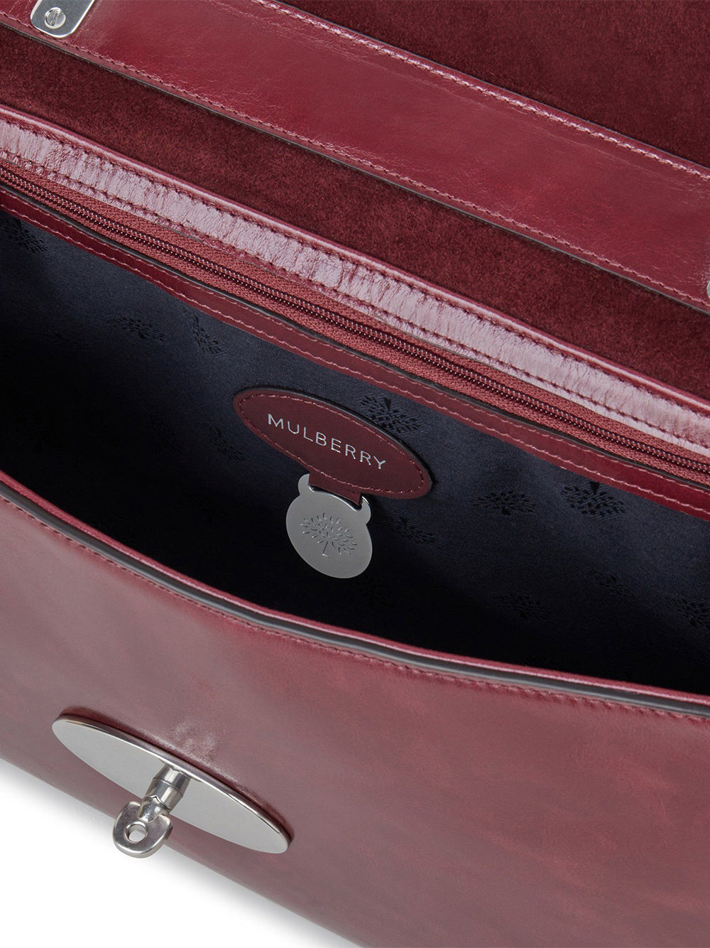 MULBERRY-Medium-Top-Handle-Lily-Black-Cherry-4