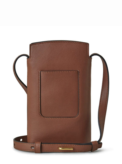 Clovelly Phone Pouch Bright Oak