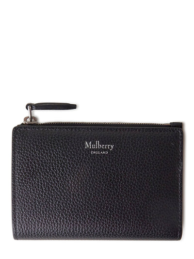 Continental Bifold Zipped Wallet (Black)