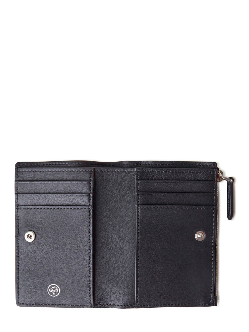 Continental Bifold Zipped Wallet (Black)