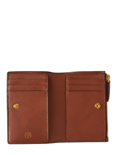 Continental Bifold Zipped Wallet (Oak)