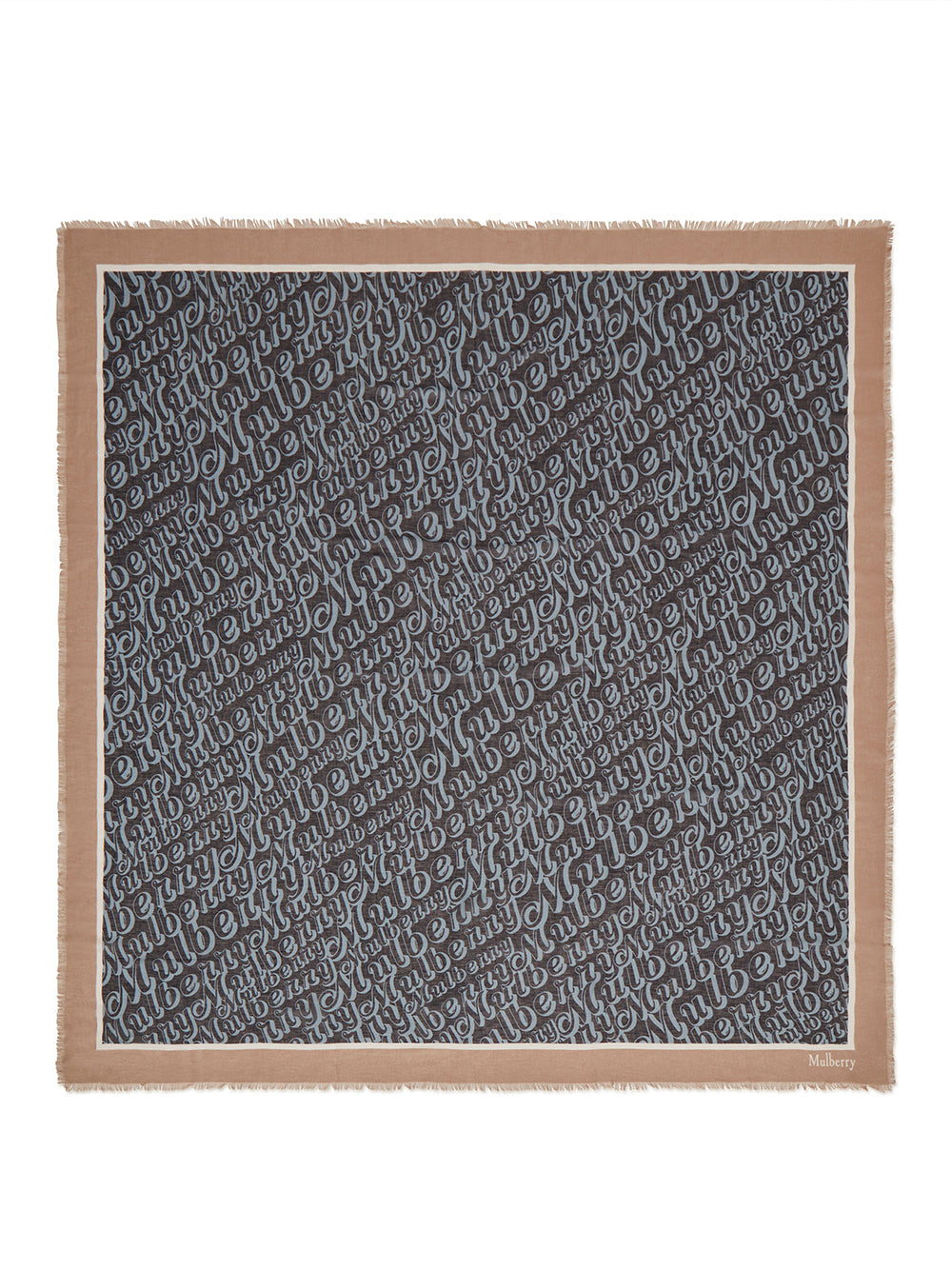 Large Fantasy Mulberry Logo Square (Night Sky & Poplin Blue)