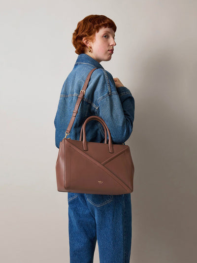 M Zipped Top Handle (Bright Oak)