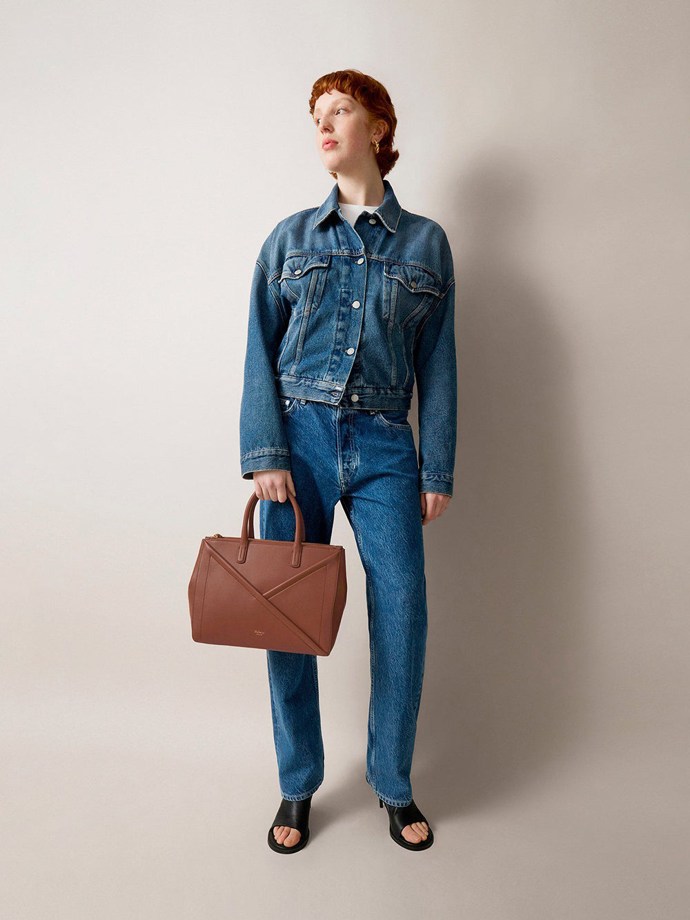 M Zipped Top Handle (Bright Oak)