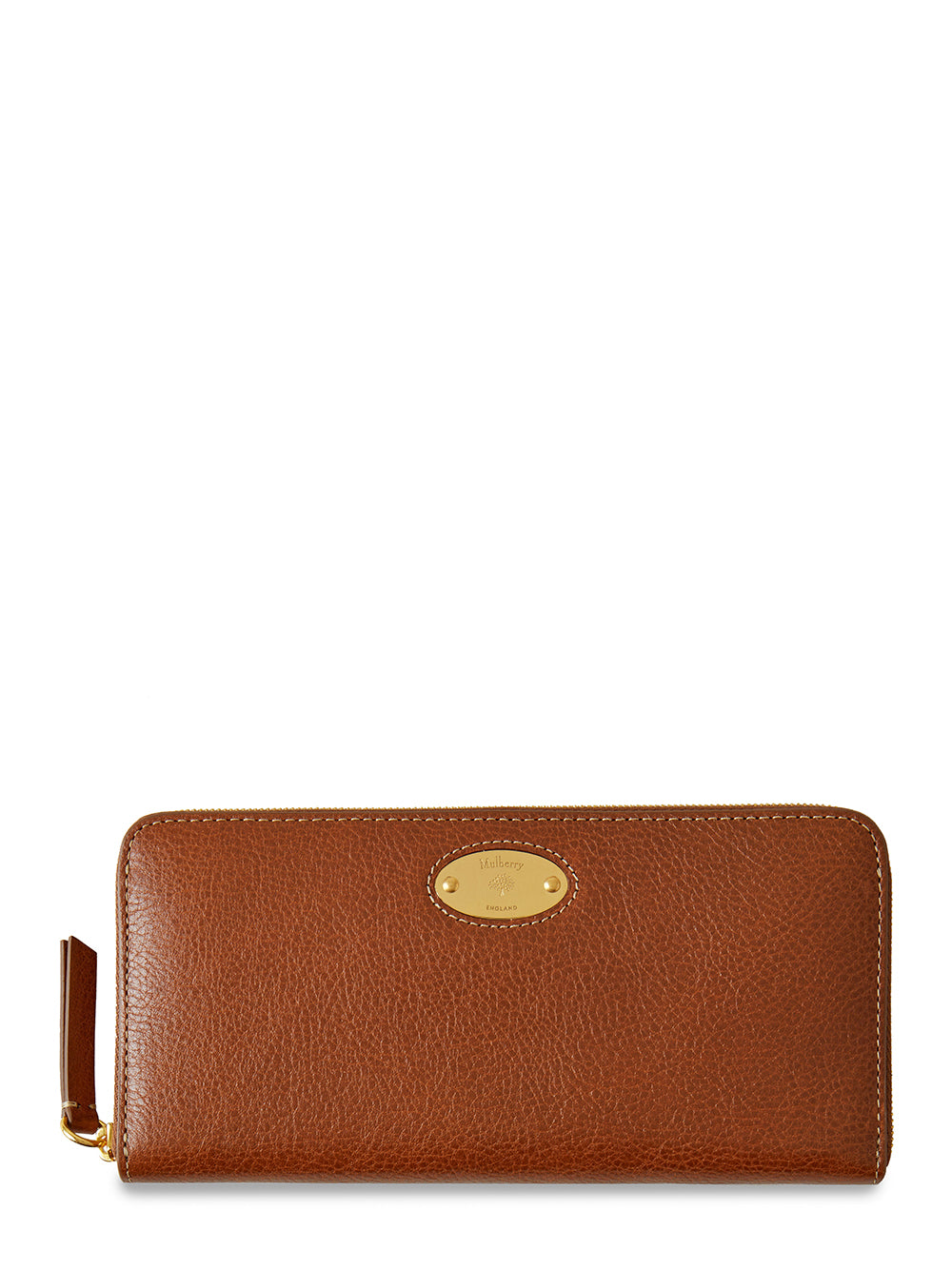 Plaque 8 Credit Card Zip Purse (Oak)