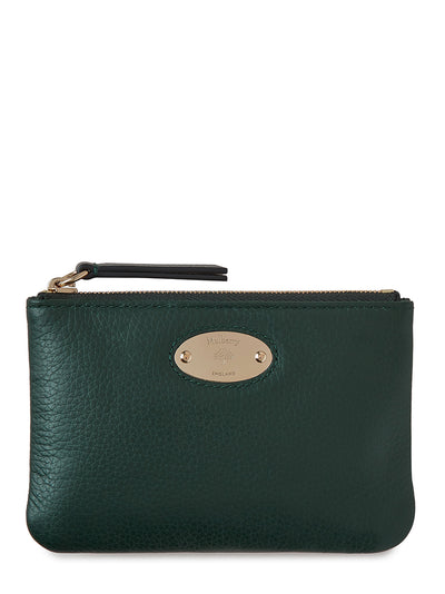 Mulberry Plaque Coin Pouch Mulberry Gre