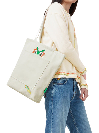 Mulberry x Mira Mikati Canvas Tote (Ecru)