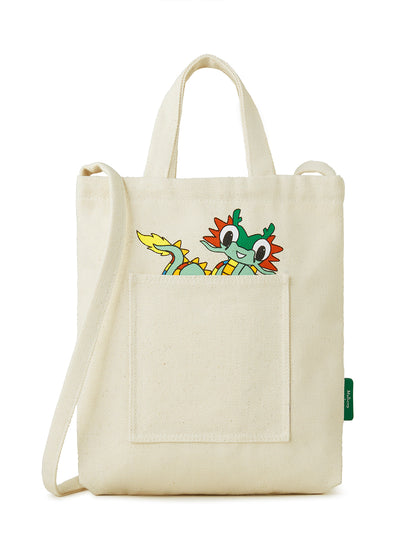 Mulberry x Mira Mikati Mini Canvas Tote (Ecru)