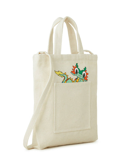 Mulberry x Mira Mikati Mini Canvas Tote (Ecru)