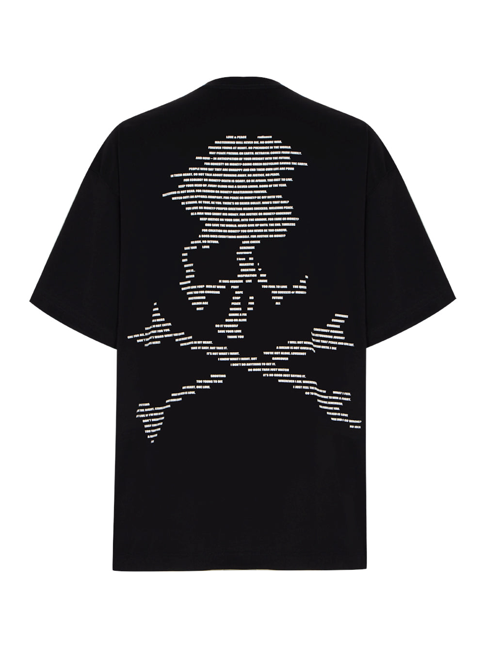 Message Skull Tee Black