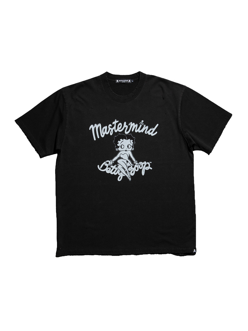 Short Sleeve Tee ( Dameged )Boxy Fit Monochrome