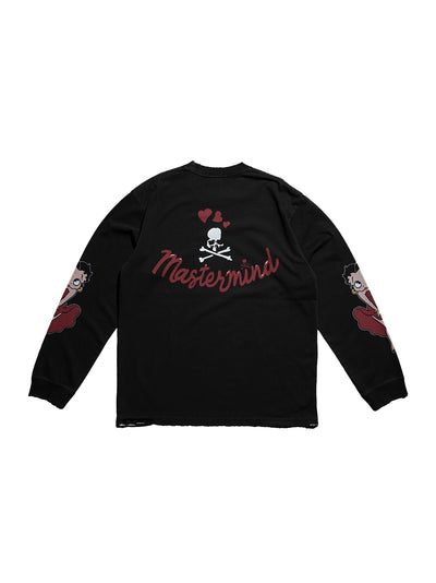 Long Sleeve Tee ( Dameged )Boxy Fit Multi Color